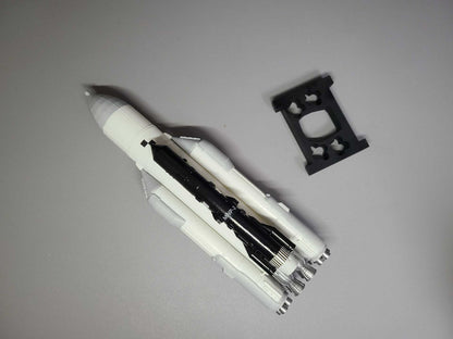 1:200 Scale Energia 11K25 with Polyus Space Shuttle Model Painted Finished