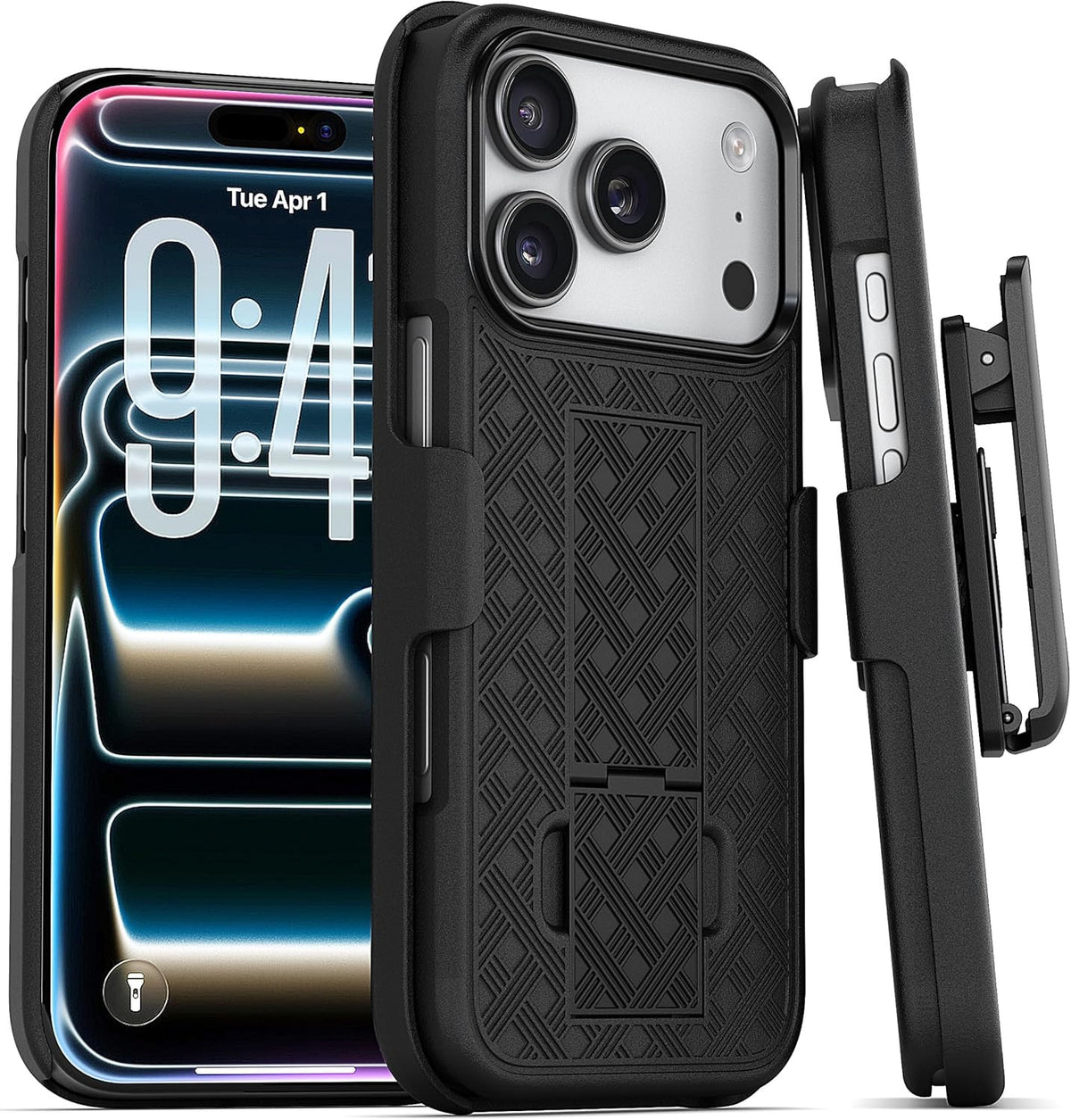 for Iphone 17 Pro Max Holster Case, Belt Clip Case for Iphone 17 Pro Max, Shell