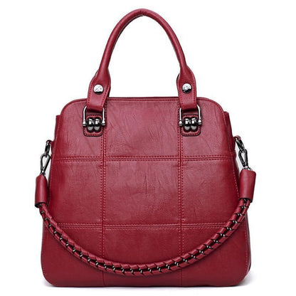 Women Shoulder Crossbody Bag Leather Messenger Bags Luxury Tote Elegant Handbag