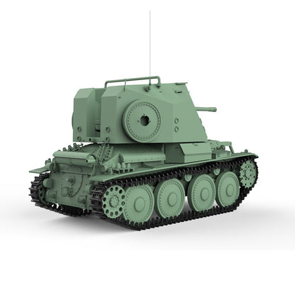 SSMODEL SS144737 1/144 Military Model Kit Sweden Tank Destroyer Pvkv III WAR WoT