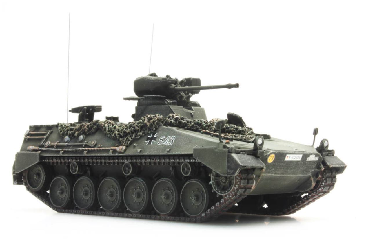 ARTITEC BRD Marder without apron With camouflage yellow olive BW 1/87 MODEL TANK