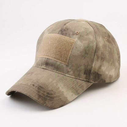 Tactical Hat Camouflage Sunscreen Outdoor Sport Hunting Camping Hiking Cap Brown