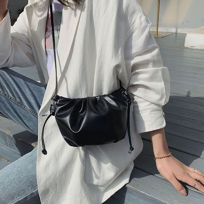 Shoulder Bag Fashion Messenger Bag Mini Cloud Purse Single Strap Handbags Zipper