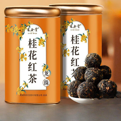 Osmanthus Black Tea Longzhu Dian Hong Tea Strong Flavour High Mountain Tea 200g