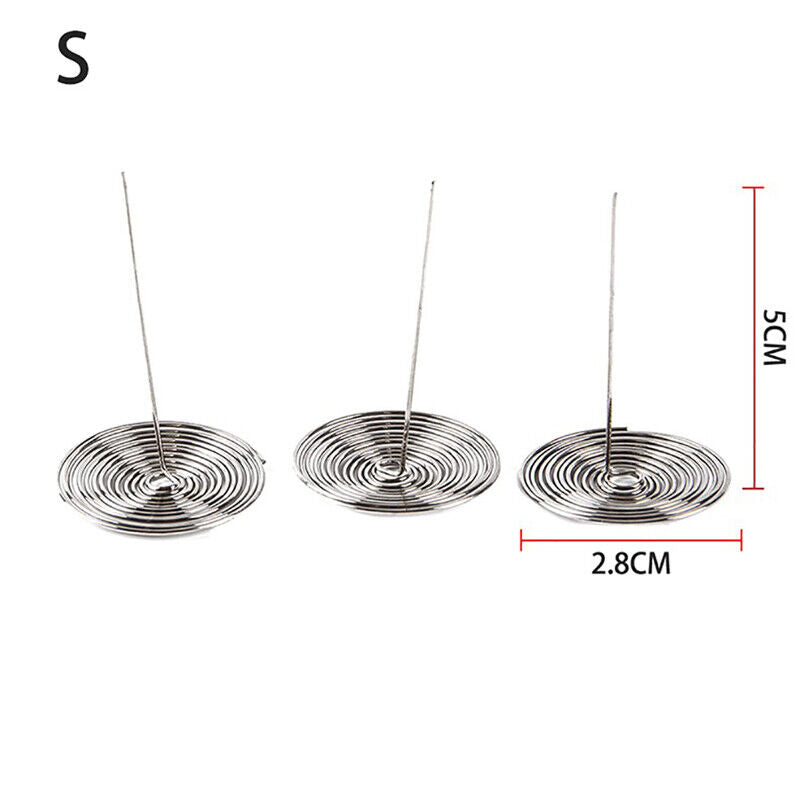 3pcs Durable Stainless Steel Tea Infuser Nozzle Spring Strainer Teapot Filter