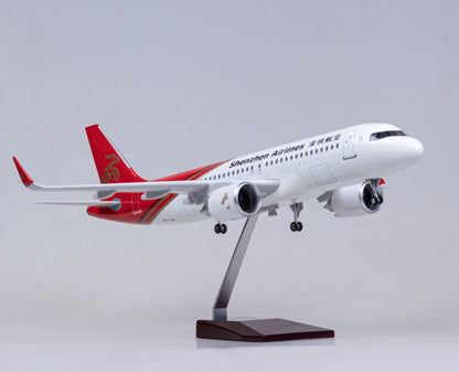 1:80 47CM Shenzhen Airlines AIRBUS A320neo Airplane Landing Gear Resin Model