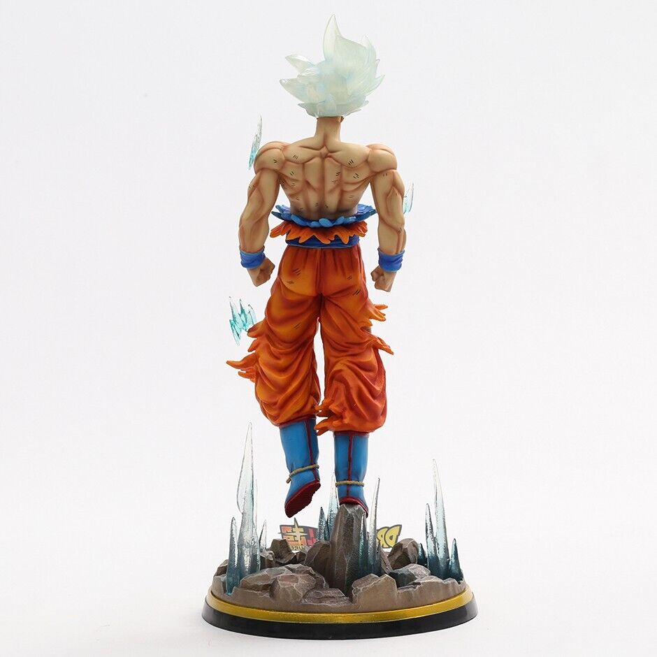 Dragon Ball SUPER Son Goku Ultra Instinct PVC Actionfigur Statue mit Licht-