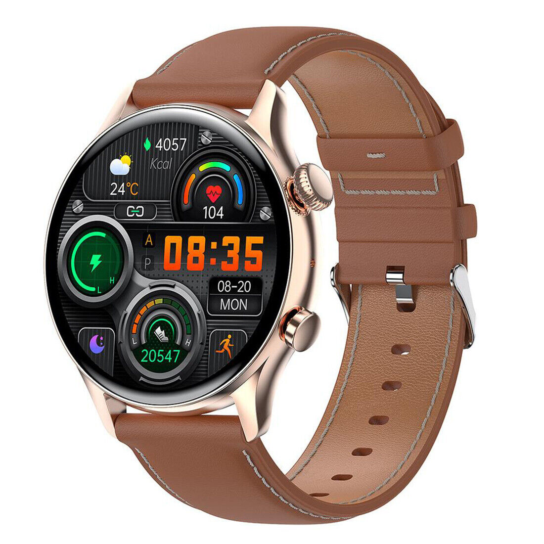 Bluetooth Smart Watch Heart Rate Fitness Tracker Sport Bracelet For Android IOS