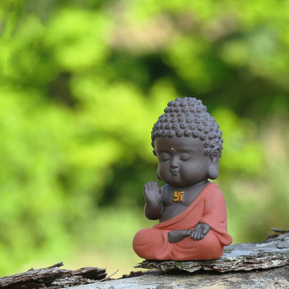 Embersceramic Buddha Pottery Ceramic Tea Pets Chinese Tea Ceremony Accessories