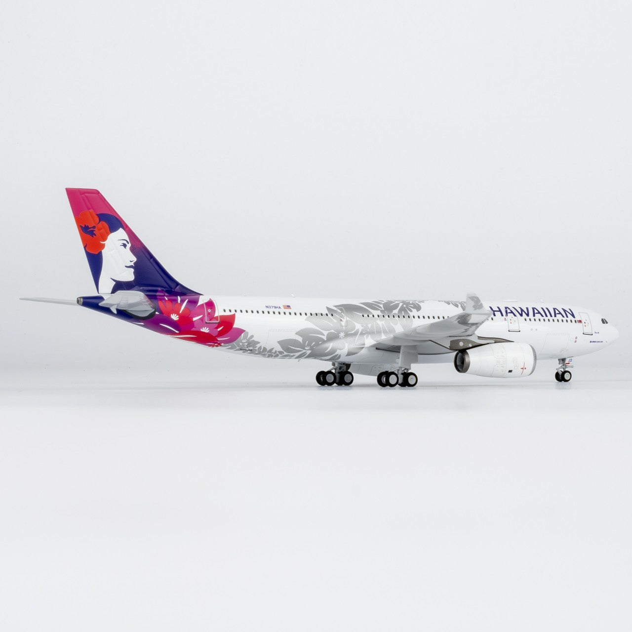 1:400 NGmodels Hawaiian Airlines Airbus A330-200 Airplane Diecast Plane Model