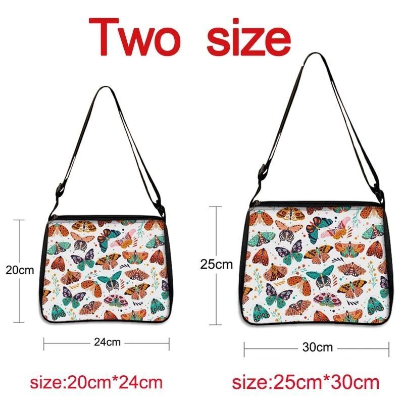 Horse Print Handbag Canvas Shoulder Bag Messenger Bags Travel Crossbody Nylon