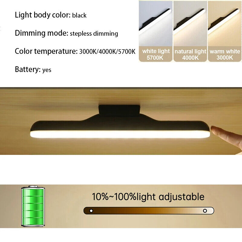 LED Makeup Lamp USB Eye Protection Rechargeable Portable Hanging Magnetic Lights