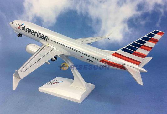31CM 1:130 Risesoon American Boeing 737 Max 8 Passenger Plane ABS Plastic Model