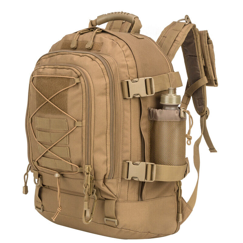 Military Tactical Backpack Army Rucksack Outdoor Camping Travel Hiking Bag 55L