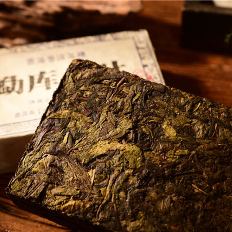 Organic Ancient Tree Yunnan Old Pu-Erh Tea Big Leaf Raw Tea Brick Green Tea 500g