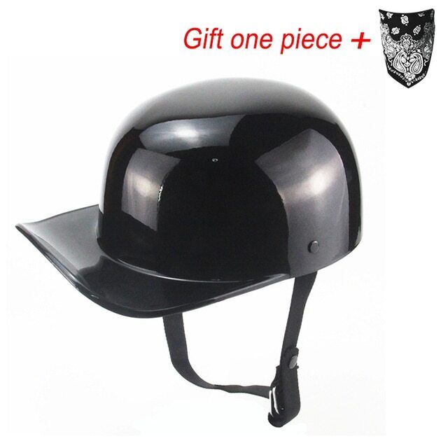 DOT Motorcycle Open Face Helmets Quick Release Summer Adults Baseball Cap Gift