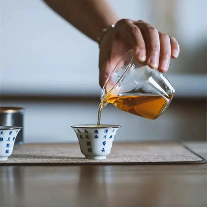 Glass Transparent Fairness Cup 150ml 5.1oz Chinese Kung Fu Tea Set Tea Pitcher