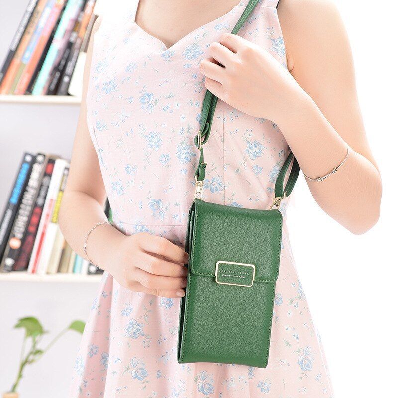 Mini Crossbody Shoulder Bag Flap Phone Pocket Purse Clutch Leather Hasp Handbag