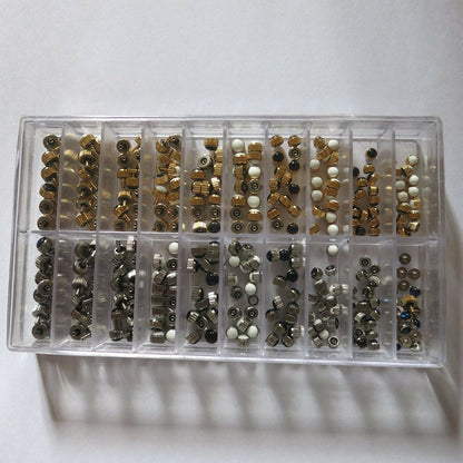 360*Assortment Copper Mixed Watch Repair Part Set for Quartz&Mechanical Watch