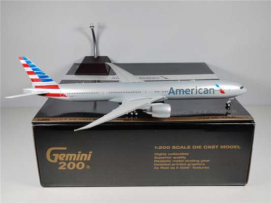 1:200 Geminijets American BOEING B777-300ER Airplane Diecast Aircraft Model