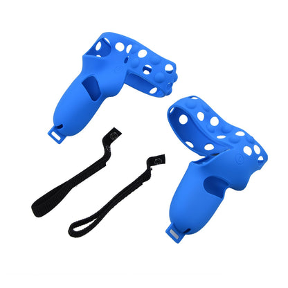 2Pcs Silicone Handle Grip Cover Protect Sleeve Strap For Oculus Quest 2 VR aq