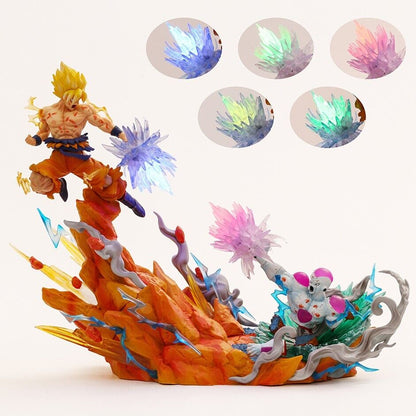 Anime Dragon Ball Z Son Goku VS Frieza PVC Actionfigur Modell Spielzeug Statue Geschenk-