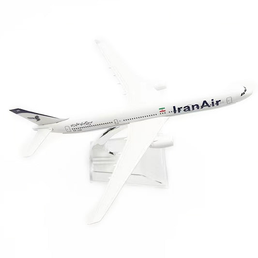 1/400 16cm A330 Iran Air Airplane Model Alloy Simulation Civil Airliner Gifts