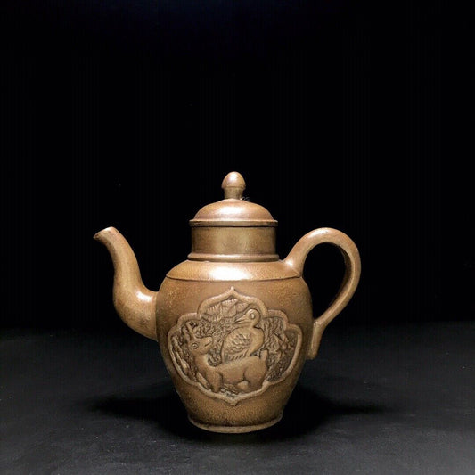 vintage chinese yixing purple clay teapot zisha ceremony teaware collection rare