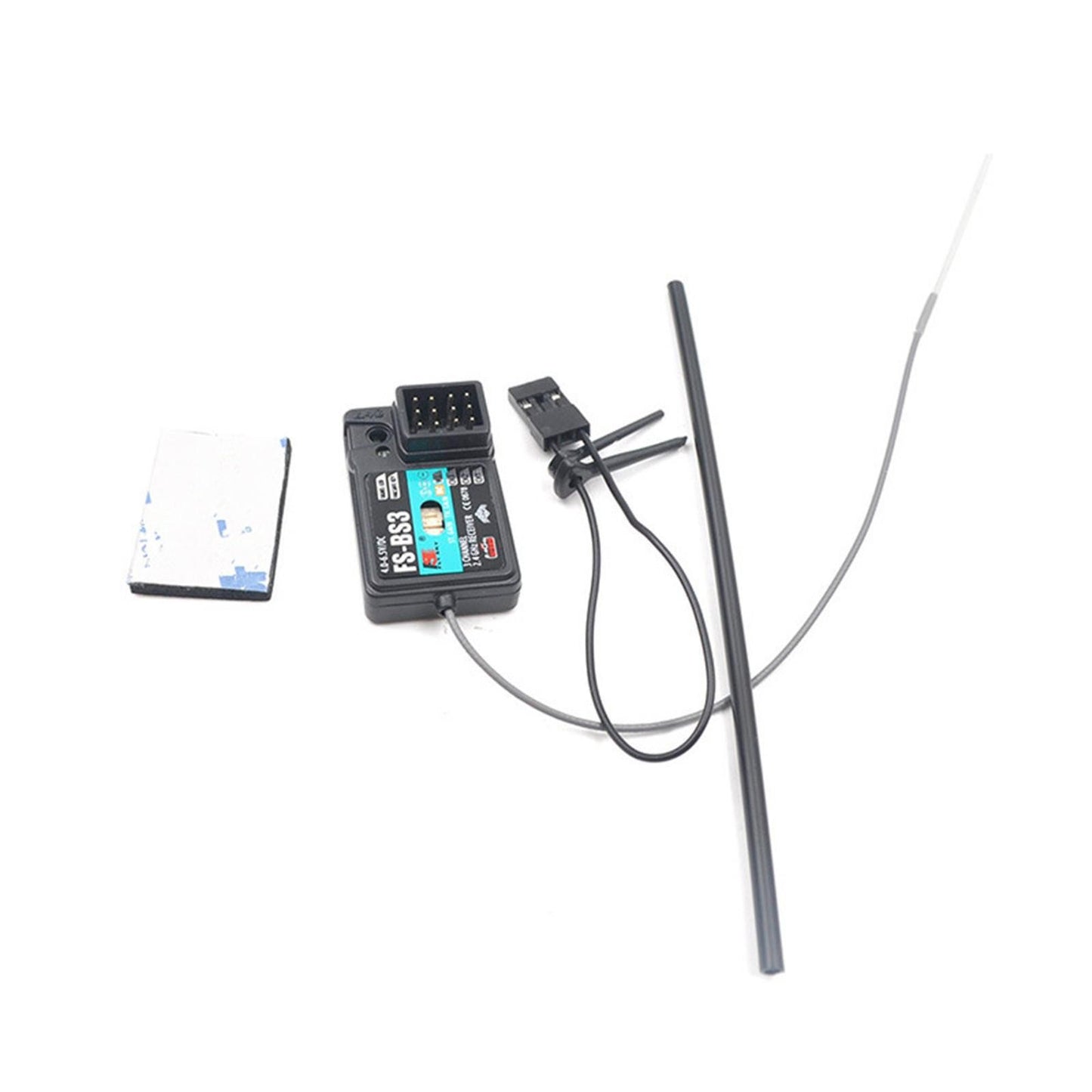 FS-BS3 2.4G 3CH Receiver with Gyro Stabilization For Flysky FS-IT4S FS-GT2