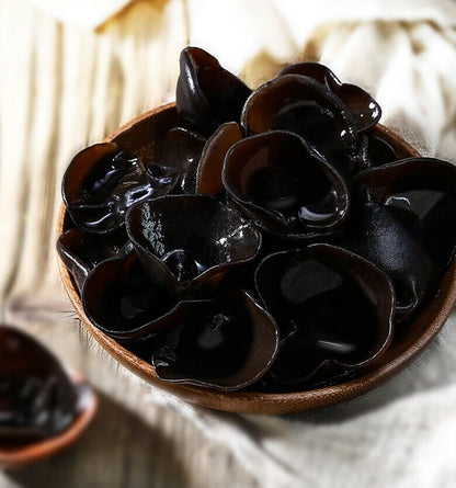 Dried Mushroom Black Fungus Black Jelly Mushroom Waxy Ear-