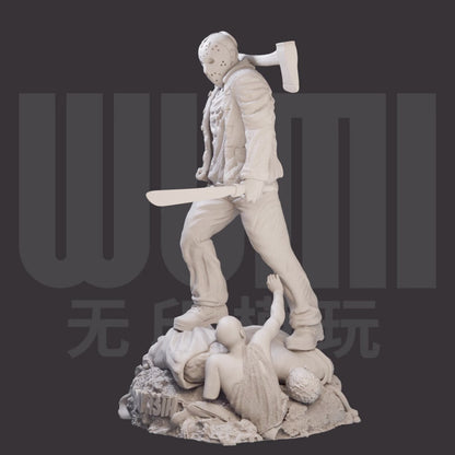 1/24 resin figure model Butcher Jason Unassembled unpainted