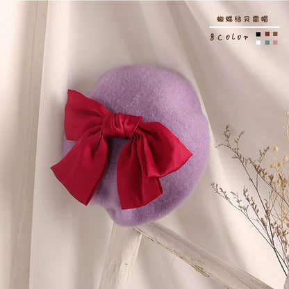 Caps Berets Princess Kids Girls Lovely Beanies Hats Spring Autumn Winter Toddler