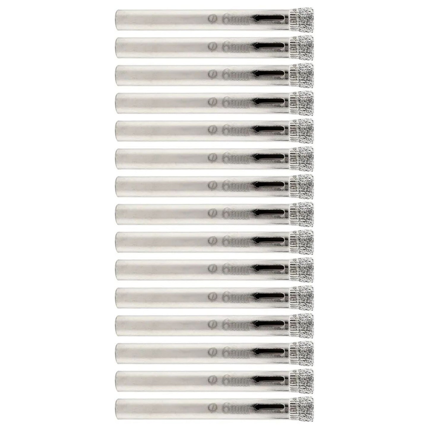 15Pcs 6mm 1/4"Shank MINI Diamond Coated Drill Bit Set Drill Bit Replacement