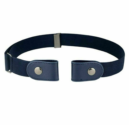 Men Women Buckle-free Elastic Invisible Waist Belt for Jeans No Bulge Hassle