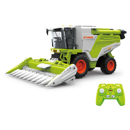Remote Control Tractor Toy 1/24 2.4GHz RC Tractor Front Harvester for Kids Boys