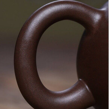Xishi Pot Real Yixing Zisha Purple Clay Tea Pot Marked Ball Shaped Infuser Holes
