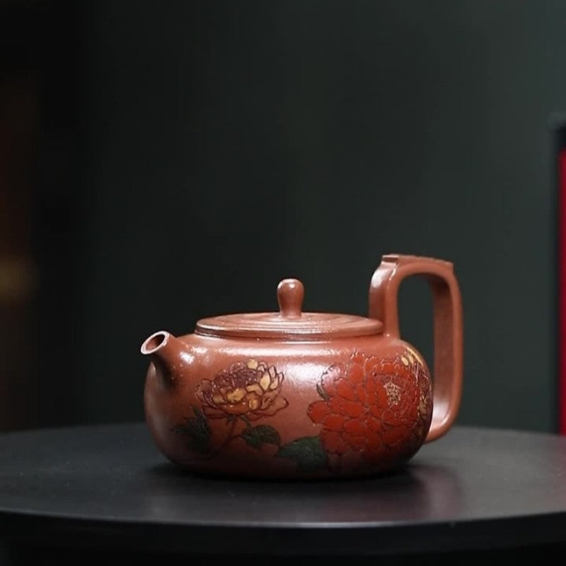 Yixing Original Jiangpo Clay Teapot "Peerless Beauty" Additive-Free Handmade Pot