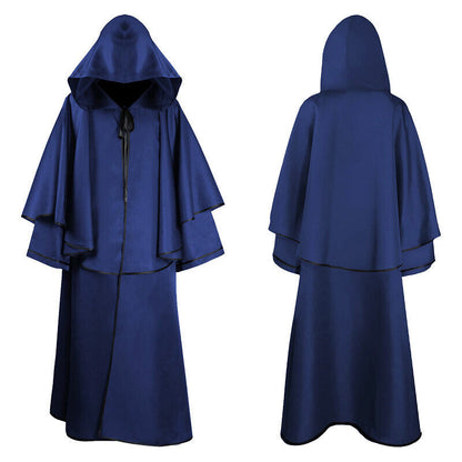 Monks Cosplay Anime Halloween Costume Steampunk Medieval Cloak Renaissance Robe