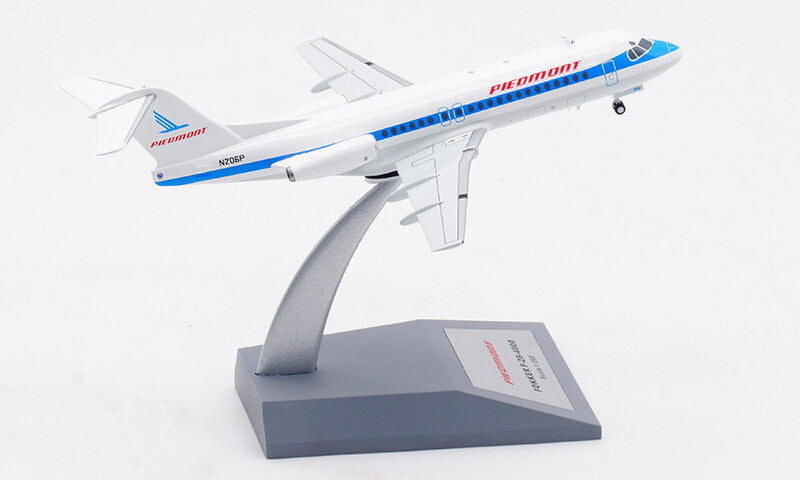 1:200 InFlight PIEDMONT Fokker F-28-4000 Passenger Plane Diecast Aircraft Model