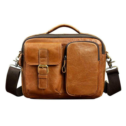 Quality Leather Male One Shoulder Messenger Bag Fashion Cross-body Bag