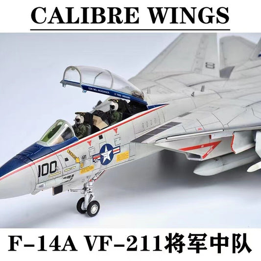 CW 1/72 F14 Male Cat Combat VF-21 General Squadron Alloy Model