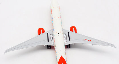 JC Wings Air India FOR BOEING B777-300ER VT-ALN Celebrating Indian 1/400 Plane