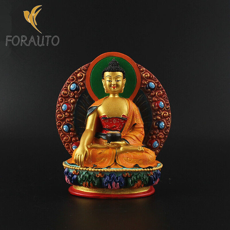 4.53 inch Sakyamuni Resin Buddha Statue Treasure Statue Buddha Statue -