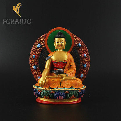 4.53 inch Sakyamuni Resin Buddha Statue Treasure Statue Buddha Statue -
