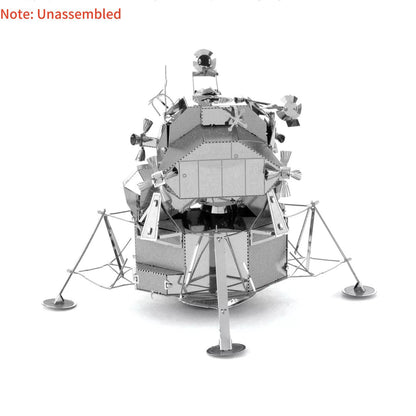 8cm DIY Metal 1/50 Scale USA Apollo Lunar Module Not Assembled Model Toy Gift