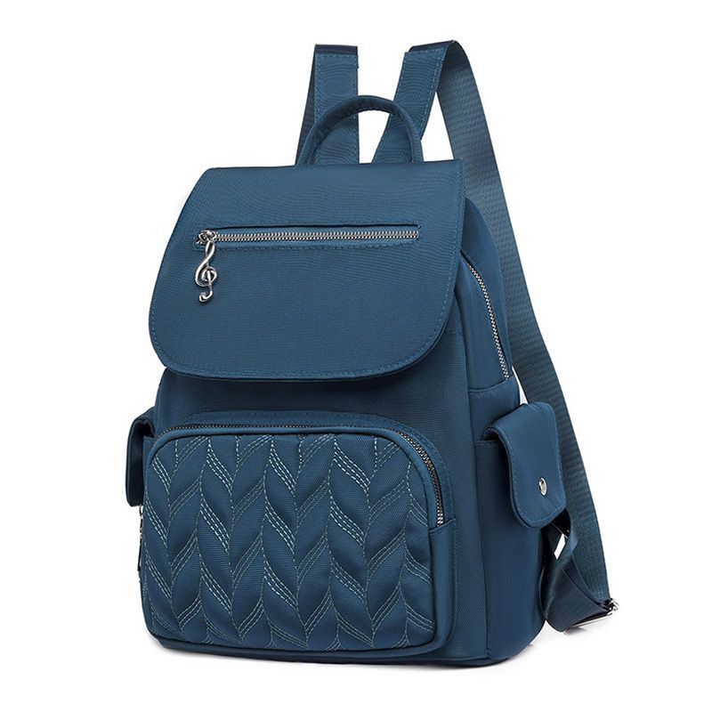 Waterproof Backpack Women Bag Fashion Travel Backpack Solid Shoulder Polyester