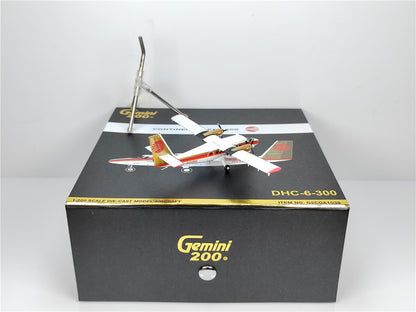 1:200 Geminijets CONTINENTAL EXPRESS DHC-6-300 Airplane Diecast Aircraft Model