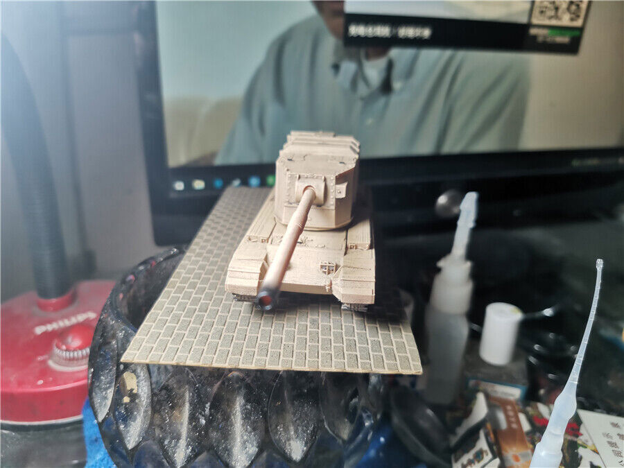 Homemade 1/72 British FV4005 Tank Destroyer Finished Model Ornament Toys