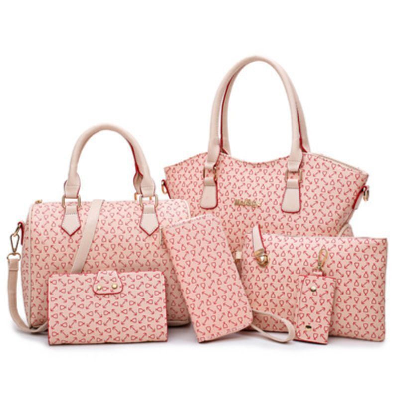Tote Bag Handbags Synthetic Leather Shoulder Bags Crossbody Purse Pouch Zipper