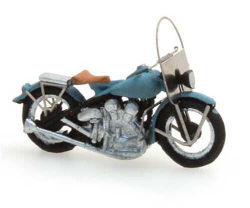 ARTITEC WWII for US Motorcycle Liberator BLUE 1/87 FINISHED MODEL Motorcycle